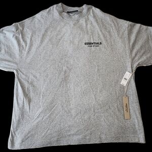 Essentials Gray Crewneck Top